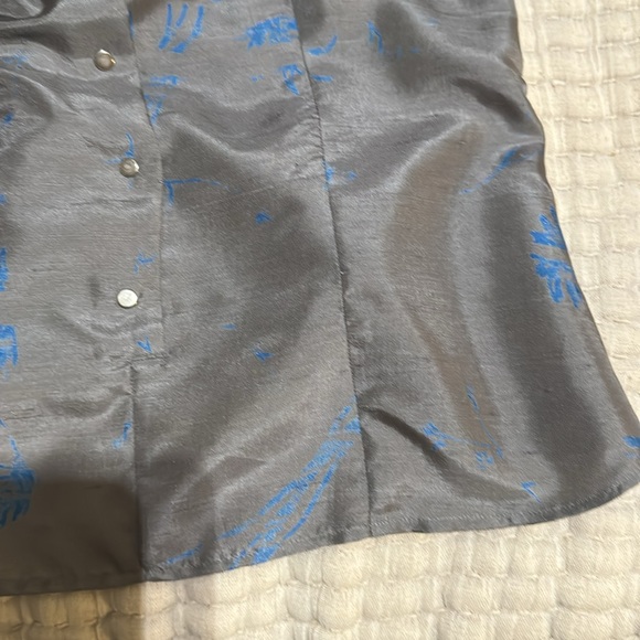 Giorgio Armani Gray and Blue Tank Top - Picture 5 of 8